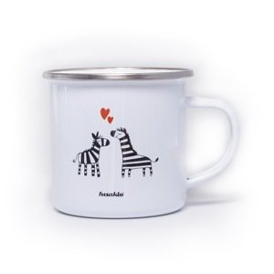 Hrnček smaltovaný Zebra