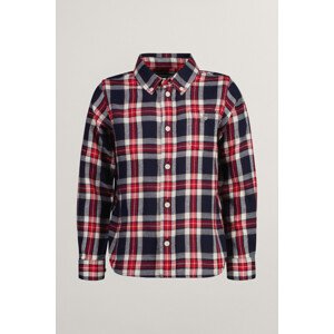 KOŠEĽA GANT CHECKED FLANNEL BD SHIRT EVENING BLUE