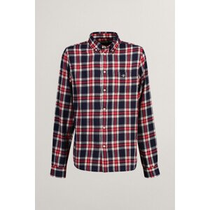 KOŠEĽA GANT CHECKED FLANNEL BD SHIRT EVENING BLUE