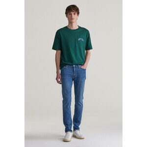 DŽÍNSY GANT EXTRA SLIM ACTIVE RECOVER JEANS MID BLUE BROKEN IN