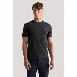 TRIČKO GANT REG SHIELD SS T-SHIRT BLACK