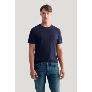 TRIČKO GANT REG SHIELD SS T-SHIRT EVENING BLUE