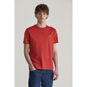 TRIČKO GANT REG SHIELD SS T-SHIRT IRON RED