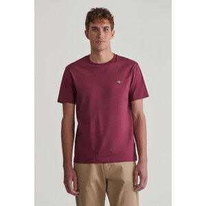 TRIČKO GANT REG SHIELD SS T-SHIRT WINE RED