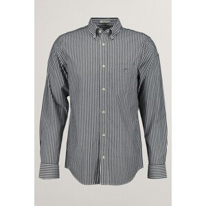 KOŠEĽA GANT REG POPLIN STRIPE SHIRT BLACK