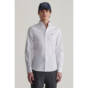 KOŠEĽA GANT SLIM OXFORD STRETCH SHIRT WHITE
