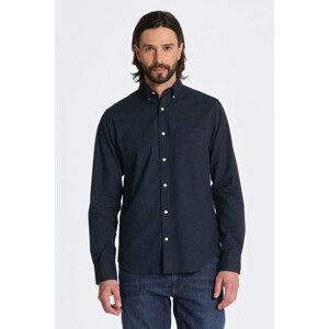 KOŠEĽA GANT REG FLANNEL MELANGE SHIRT MARINE