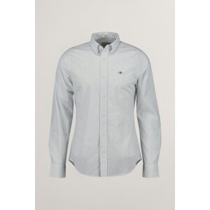 KOŠEĽA GANT SLIM MICRO PRINT SHIRT EGGSHELL