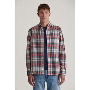 KOŠEĽA GANT REG POPLIN TARTAN CHECK SHIRT RUBY RED