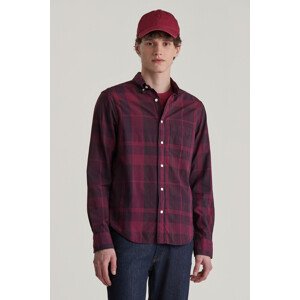 KOŠEĽA GANT REG GMNT DYED CHECK SHIRT RICH WINE