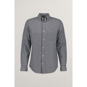 KOŠEĽA GANT REG MICROCHECK FLANNEL SHIRT LIGHT GREY MELANGE