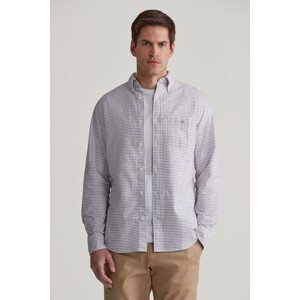 KOŠEĽA GANT REG OXFORD TATTERSALL SHIRT IRON RED