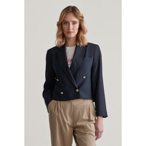 SAKO GANT REL CROPPED CLUB BLAZER EVENING BLUE