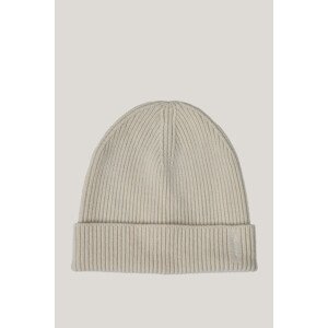 ČAPICA GANT WOOL RIBBED BEANIE CREAM