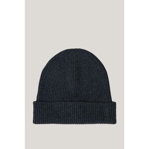 ČAPICA GANT WOOL RIBBED BEANIE CHARCOAL MELANGE