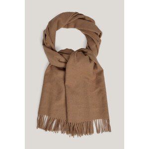 ŠÁL GANT WOOL WOVEN SCARF CARAMEL BEIGE