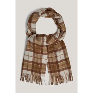 ŠÁL GANT CHECK SCARF CUMIN BEIGE