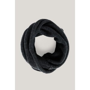 ŠÁL GANT WOOL KNITTED SNOOD CHARCOAL MELANGE