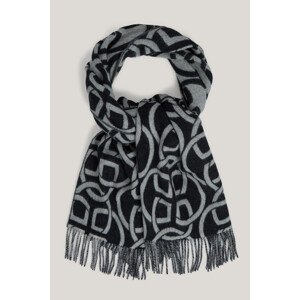 ŠÁL GANT G PATTERN SCARF BLACK