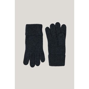 RUKAVICE GANT WOOL KNITTED GLOVES CHARCOAL MELANGE