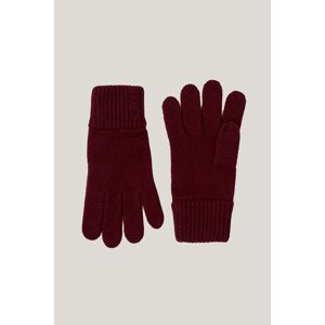 RUKAVICE GANT WOOL KNITTED GLOVES PLUMPED RED