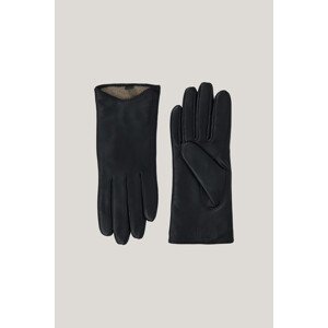 RUKAVICE GANT LEATHER GLOVES BLACK