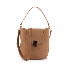 KABELKA GANT BUCKET SUEDE BAG CACAO