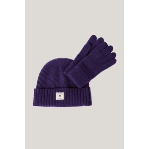 SET ČAPICA A RUKAVICE GANT BEANIE GLOVES GIFT SET PANSY PURPLE