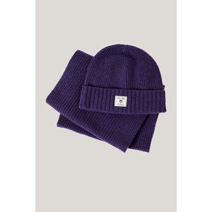 SET ČAPICA A ŠÁL GANT BEANIE SCARF GIFT SET PANSY PURPLE