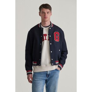 BUNDA GANT WOOL MIX VARSITY JACKET EVENING BLUE