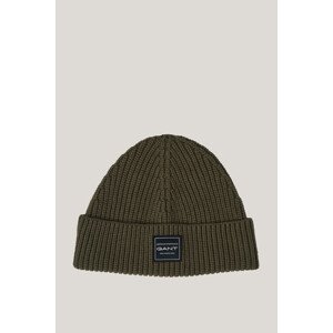 ČAPICA GANT COTTON RIBBED BEANIE JUNIPER GREEN