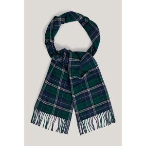 ŠÁL GANT MULTI CHECK SCARF DEEP FOREST