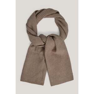 ŠÁL GANT FINE KNIT WOOL SCARF DRY SAND