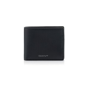 PEŇAŽENKA GANT LEATHER BIFOLD WALLET BLACK