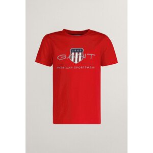 TRIČKO GANT ARCHIVE SHIELD SS T-SHIRT BRIGHT RED