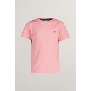 TRIČKO GANT SHIELD SS T-SHIRT GERANIUM PINK