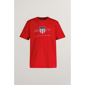 TRIČKO GANT ARCHIVE SHIELD SS T-SHIRT BRIGHT RED