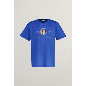 TRIČKO GANT ARCHIVE SHIELD SS T-SHIRT GREECE BLUE