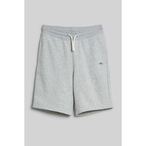 TEPLÁKOVÉ ŠORTKY GANT SHIELD SWEAT SHORTS LIGHT GREY MELANGE