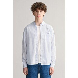 KOŠEĽA GANT STRIPED SHIELD POPLIN SHIRT LIGHT BLUE