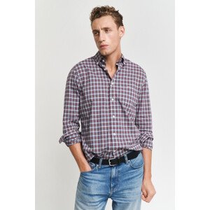 KOŠEĽA GANT REG CLASSIC POPLIN TARTAN SHIRT WHITE