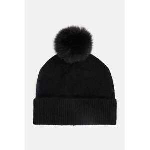 ČAPICA GANT ALPACA BLEND POM POM BEANIE BLACK