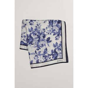 ŠATKA GANT VINTAGE ROSE PRINTED SILK SCARF EGGSHELL
