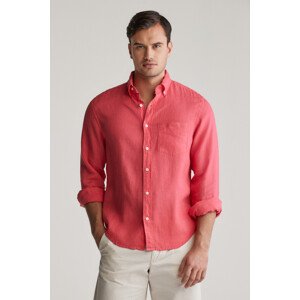 KOŠEĽA GANT REG GMNT DYED LINEN SHIRT WATERMELON RED