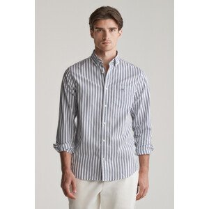 KOŠEĽA GANT REG CLASSIC POPLIN STRIPE SHIRT WHITE