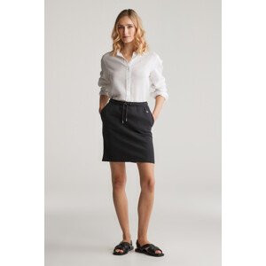 TEPLÁKOVÁ SUKŇA GANT REG SHIELD SKIRT BLACK