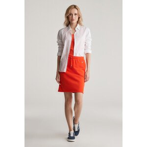 TEPLÁKOVÁ SUKŇA GANT REG SHIELD SKIRT ORANGE RED