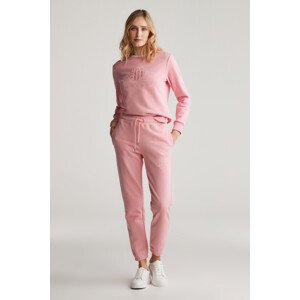 TEPLÁKY GANT REG TONAL SHIELD SWEATPANTS GERANIUM PINK