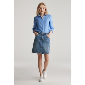 SUKŇA GANT DENIM SKIRT MID BLUE BROKEN IN