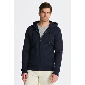 MIKINA GANT TONAL ARCHIVE SHIELD ZIP HOODIE modrá S